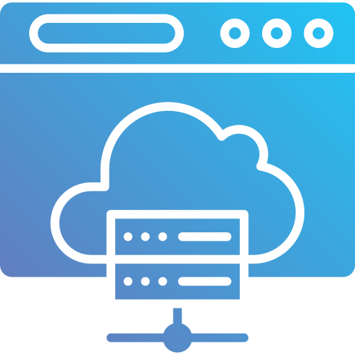 computación en la nube icono gratis