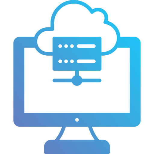 computación en la nube icono gratis