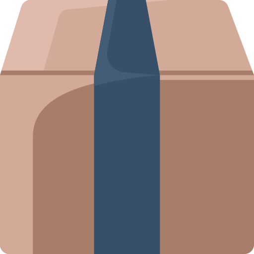 caja de entrega icono gratis