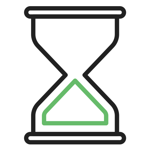 reloj de arena icono gratis