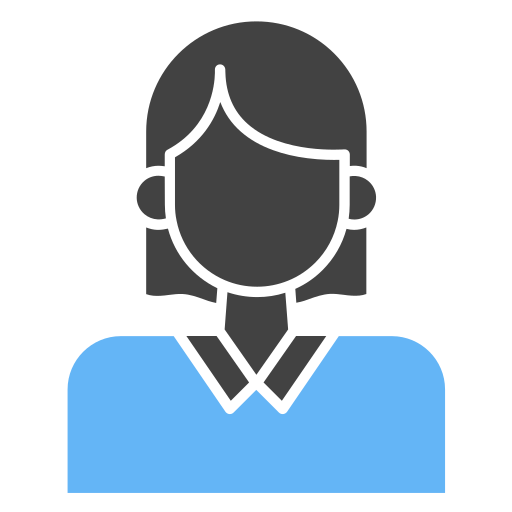 estudiante femenina icono gratis