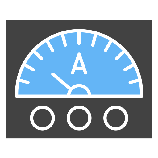 amperímetro icono gratis