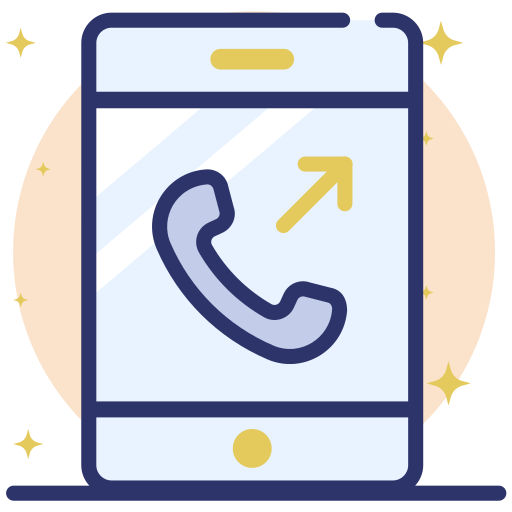 Outgoing call Generic Rounded Shapes icon