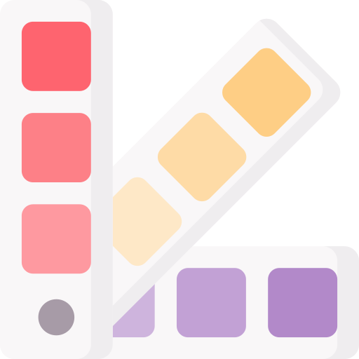 paleta de color icono gratis