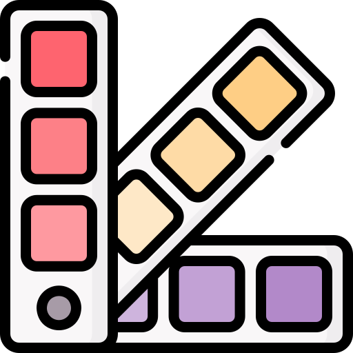 paleta de color icono gratis