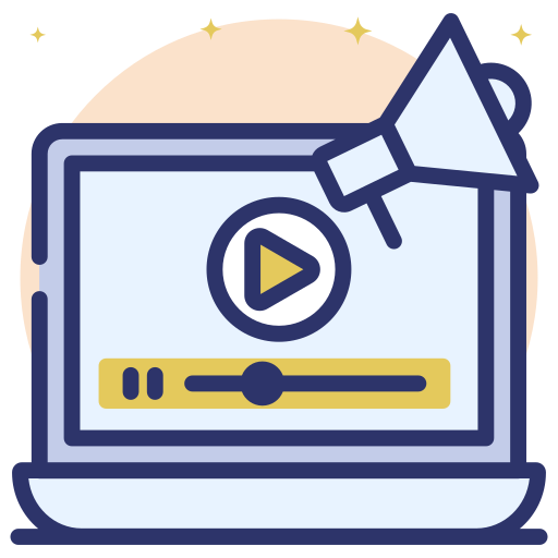 video marketing icono gratis