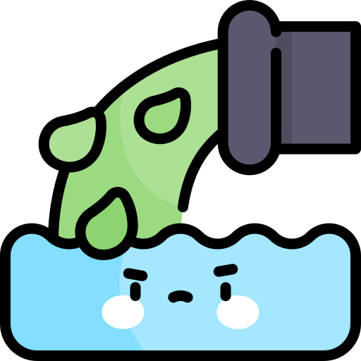 Water pollution  free icon