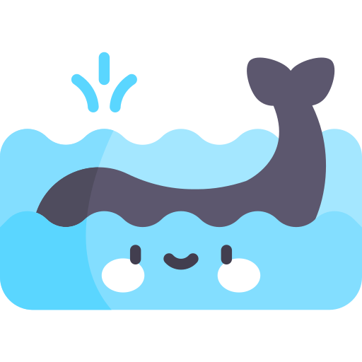 Whale free icon Whale free icon
