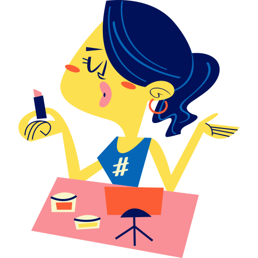 influenceur gratuit sticker