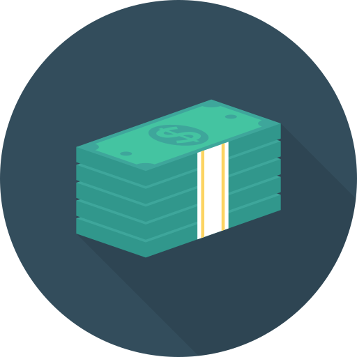 en espèces Icône gratuit