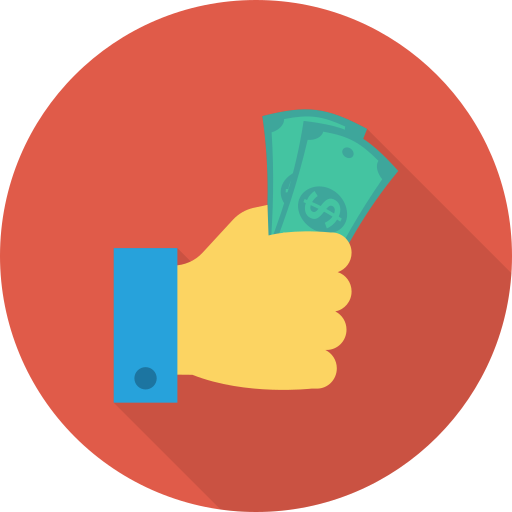 en espèces Icône gratuit