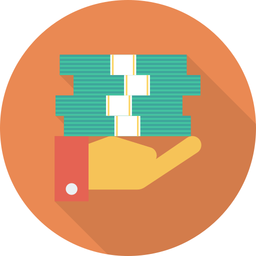 en espèces Icône gratuit