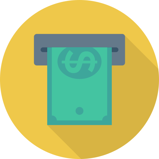 Atm free icon Atm free icon