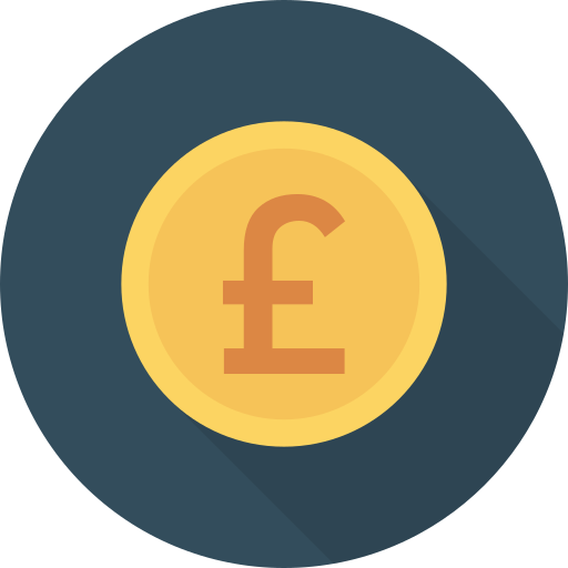 Фунт стерлингов бесплатно иконка