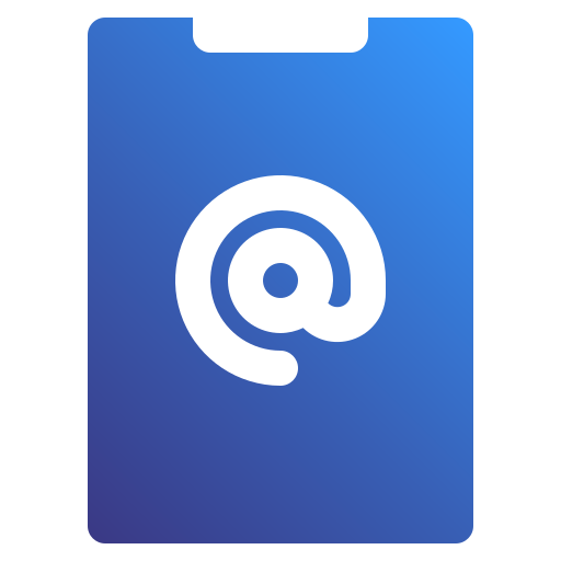 correo móvil icono gratis