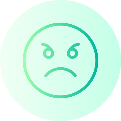 화난 무료 아이콘