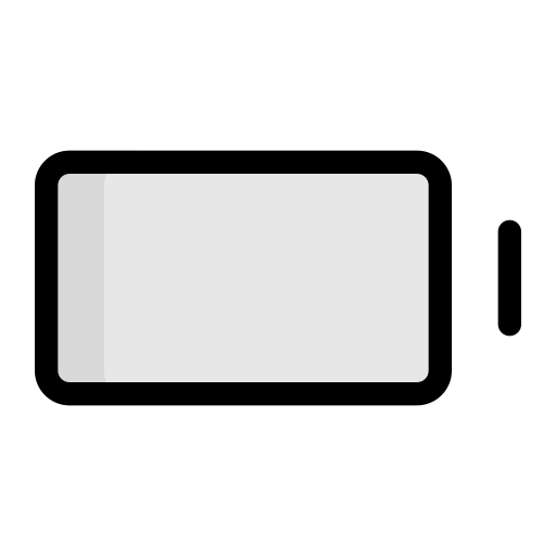 batería vacía icono gratis