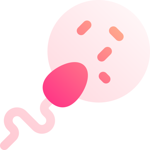 Сперма розового цвета.