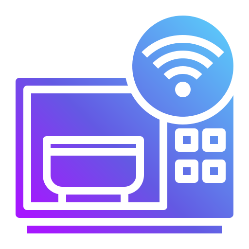 Microwave Generic Flat Gradient icon