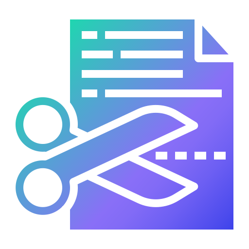 cortar con tijeras icono gratis
