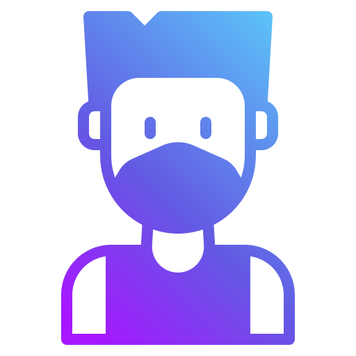 Man Generic Flat Gradient icon