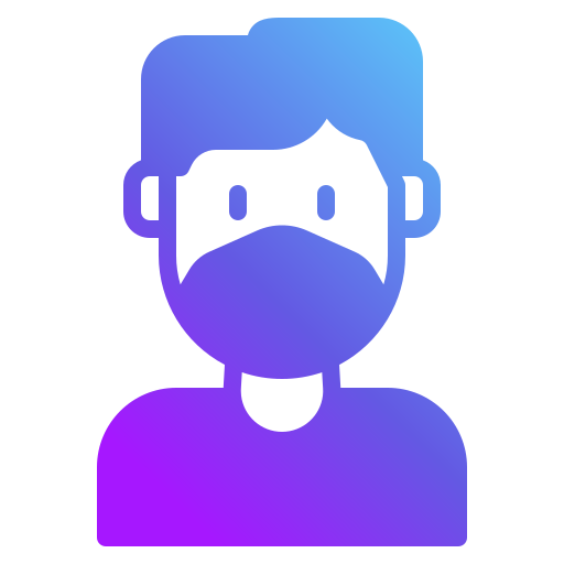 Man Generic Flat Gradient icon