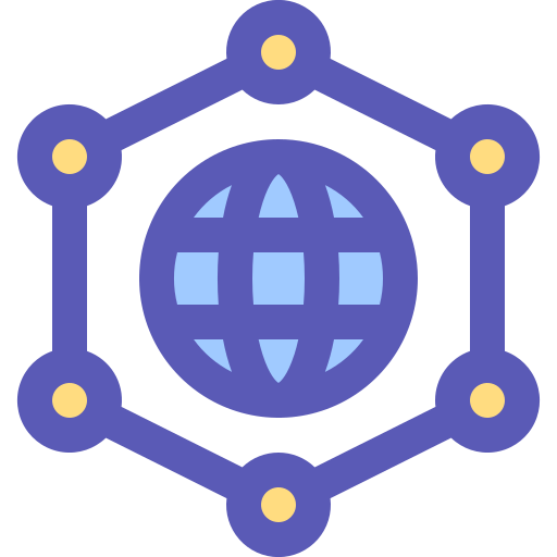 Global network Generic Outline Color icon