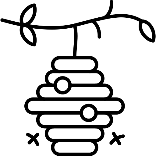 Bee hive free icon