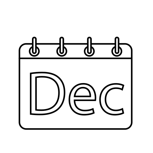 diciembre icono gratis