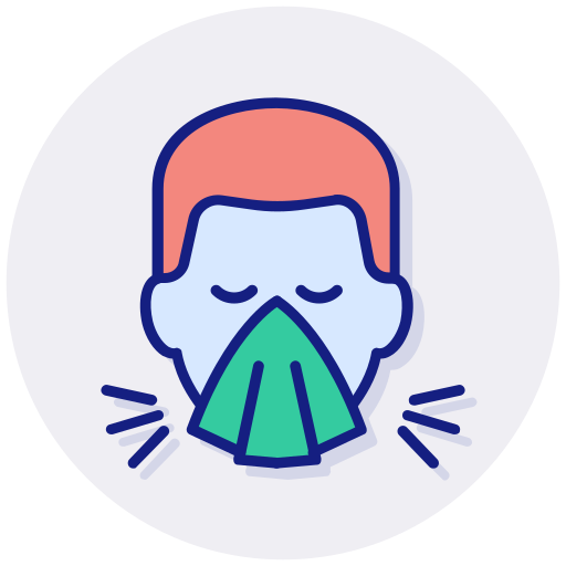 Sneeze Generic Circular icon