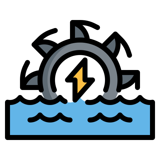 Hydro Power Generic Outline Color Icon