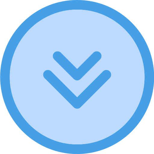 pfeil nach unten kostenlos Icon