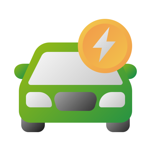 coche eléctrico icono gratis