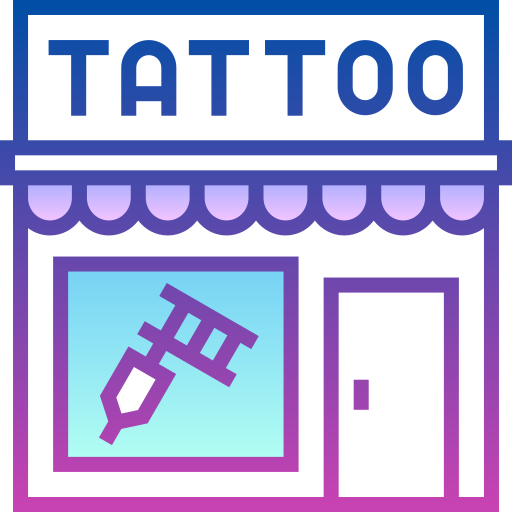 estudio de tatuajes icono gratis