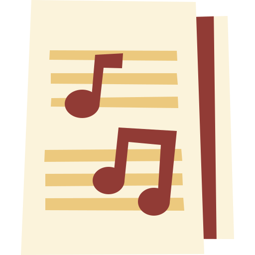 partitura icono gratis