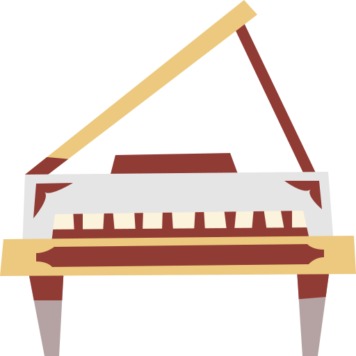 piano de cola icono gratis