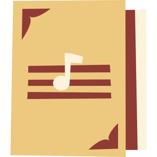 carpeta de música icono gratis