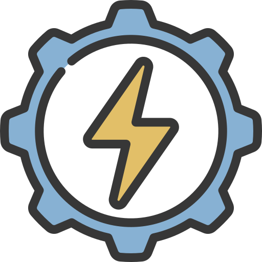 manejo de energía icono gratis
