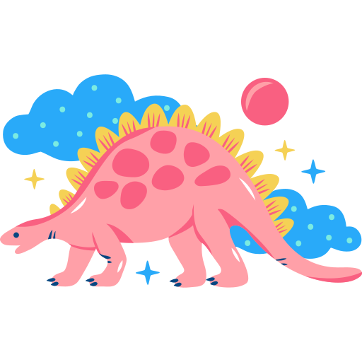 moving dinosaurs clipart outline