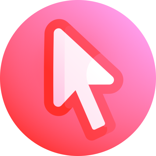 Deep pink cursor 2 icon - Free deep pink cursor icons