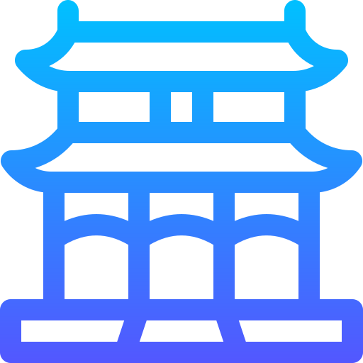 ciudad prohibida icono gratis