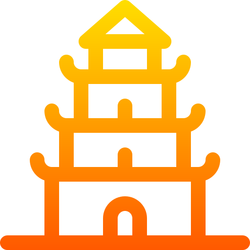 pagoda de thien mu icono gratis