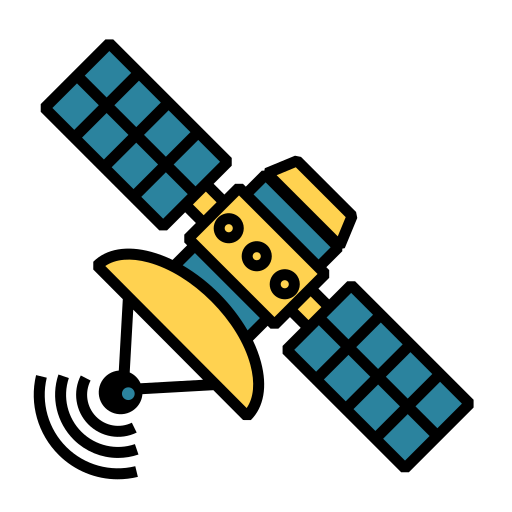 Satellite Generic Outline Color icon