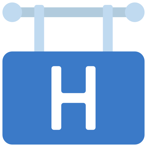 signo de hotel icono gratis