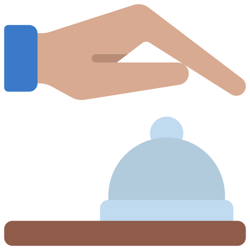 campana del hotel icono gratis