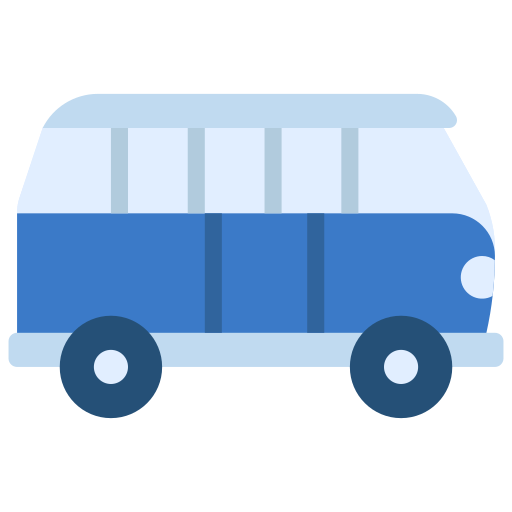 Camper van free icon Camper van free icon