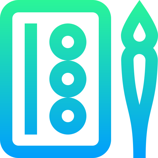 acuarela icono gratis