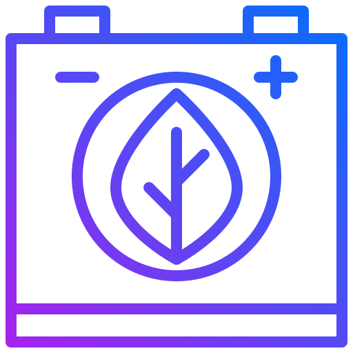 batería ecológica icono gratis