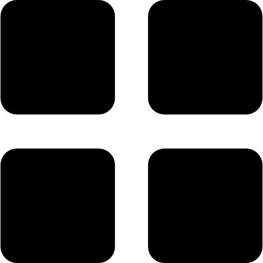 Free Four Squares Outline SVG, PNG Icon, Symbol. Download Image.