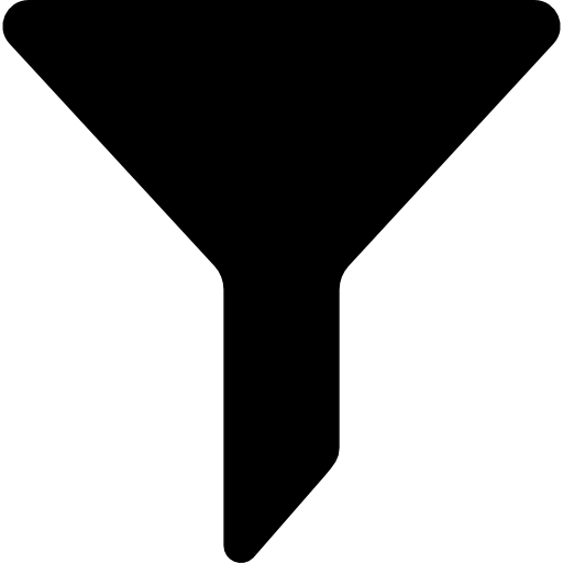 Filter filled tool symbol free icon